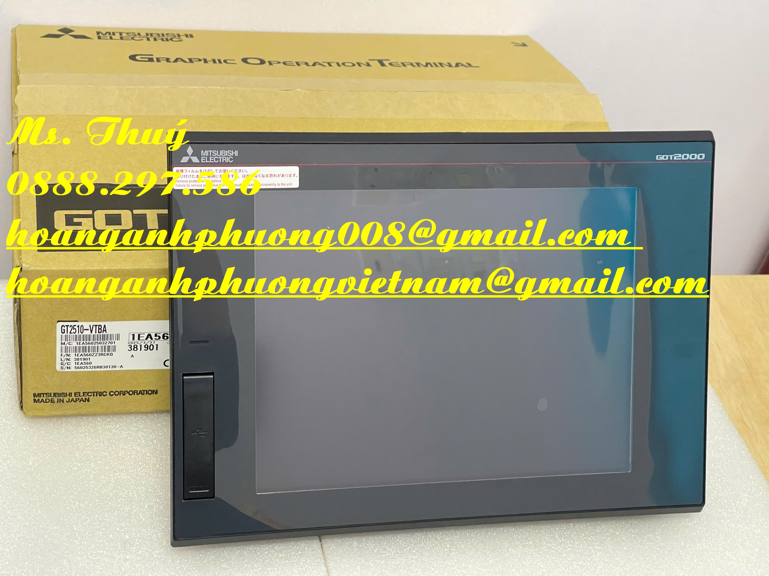 Cung cấp màn hình Mitsubishi GT2510-VTBA - Nhập mới 100%